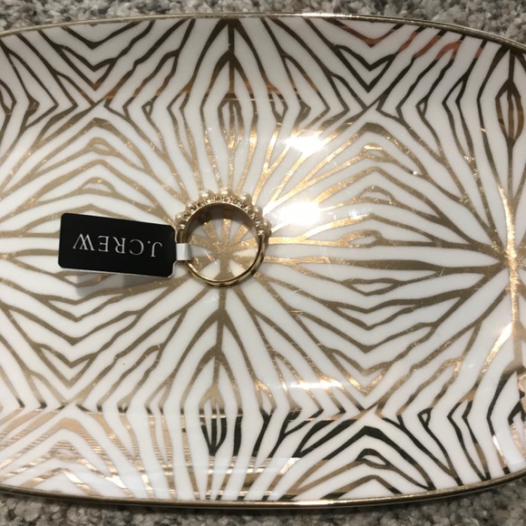 J.Crew Inset Pearl & Crystal Ring - Picture 3 of 3